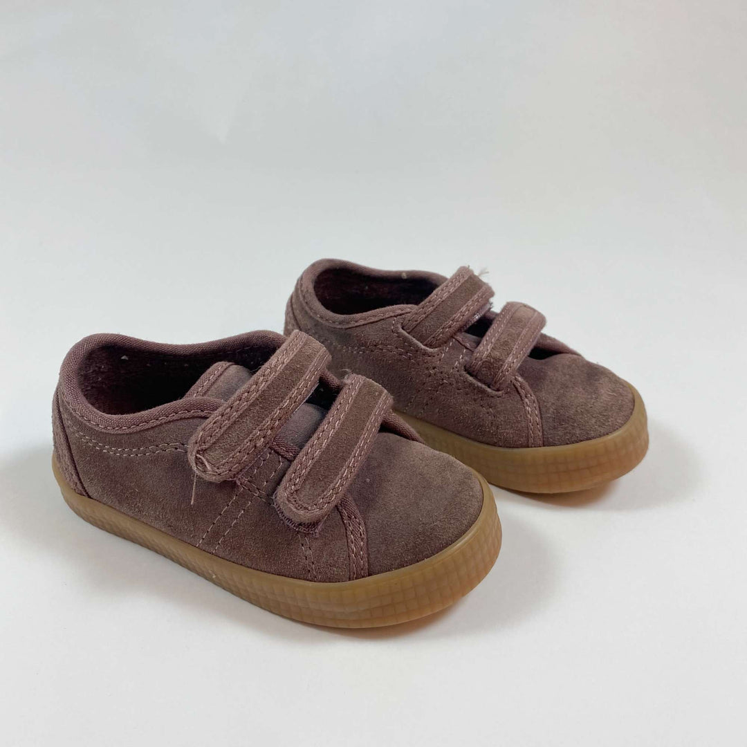 Zara mauve suede sneakers 22 1