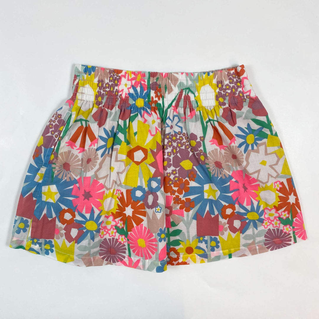 Stella McCartney Kids geometric floral print cotton skirt 4Y 2