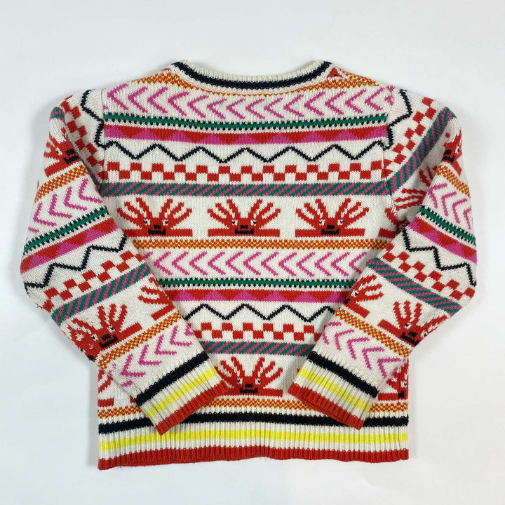 Stella McCartney Kids geometric print knitted sweater 4Y 2