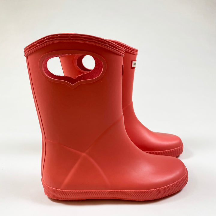 Hunter pink first classic pull-on rain wellingtons Second Season 33