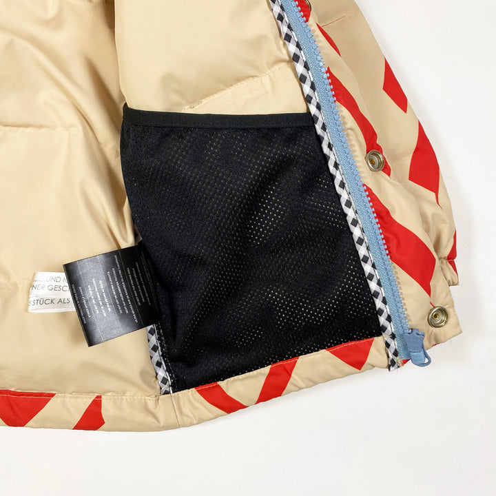 Namuk x enSoie camel/red down jacket with hood 92/98
