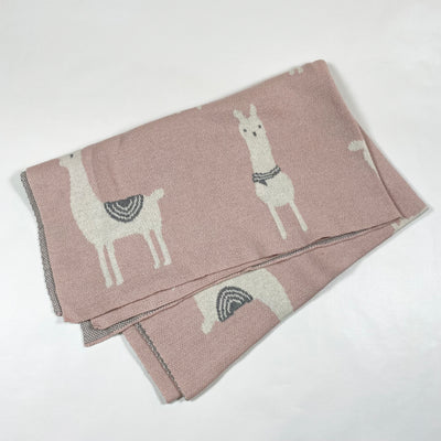 Scout soft pink lazy lama blanket 80x100cm 1