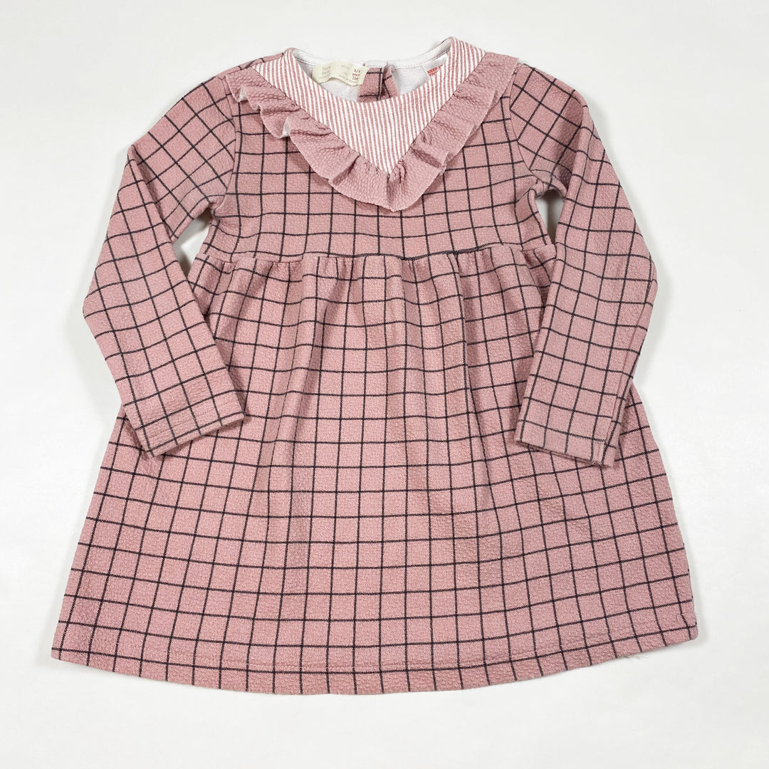 Zara dark blush square dress 3/4Y 1