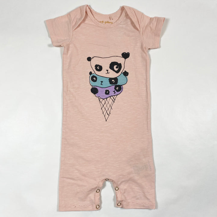 Soft Gallery pink panda romper 18M 1