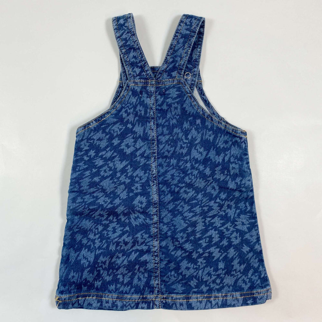 Kenzo denim indigo pinafore Second Season 18M/80 2