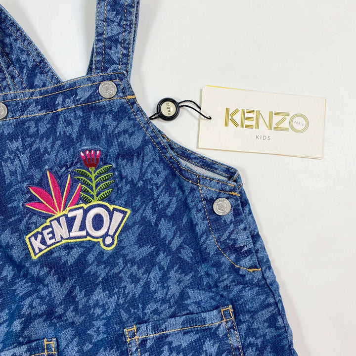 Kenzo denim indigo pinafore Second Season 18M/80 3