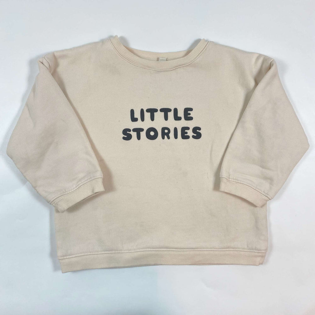 Organic Zoo cream Little Stories sweatshirt 3-4Y 1