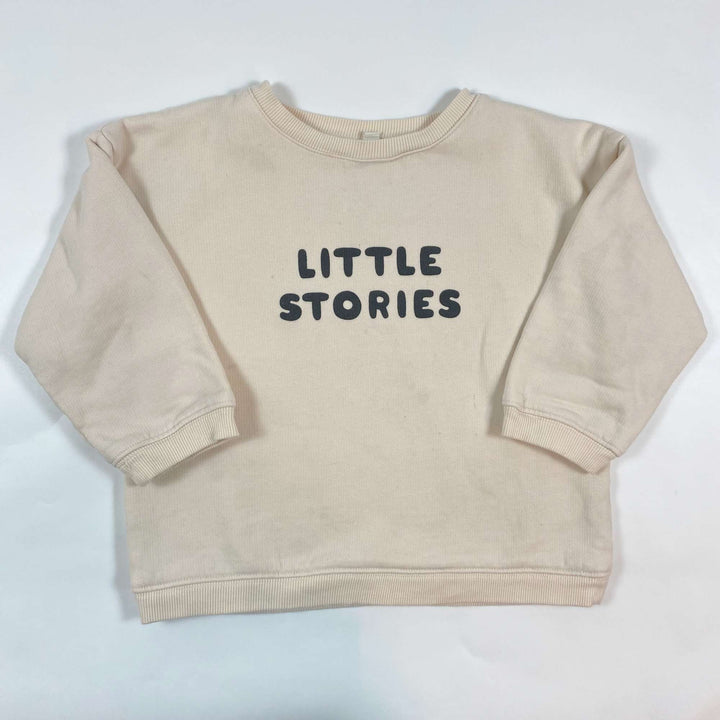 Organic Zoo cream Little Stories sweatshirt 3-4Y 1