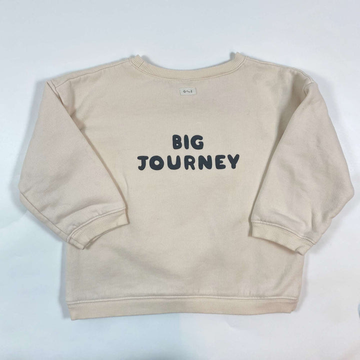 Organic Zoo cream Little Stories sweatshirt 3-4Y 2