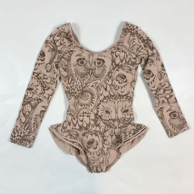 Soft Gallery rose owl print leotard 2Y 1