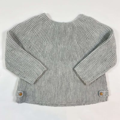 Zara light grey knitted sweater Second Season 12-18M/86 1