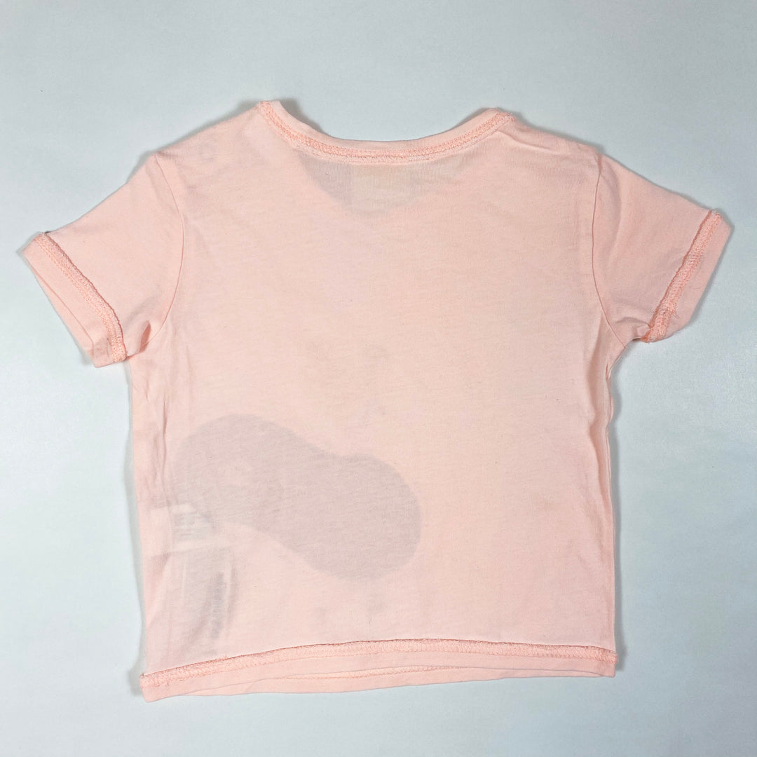 Zara peach pool t-shirt 3-6M/68 2