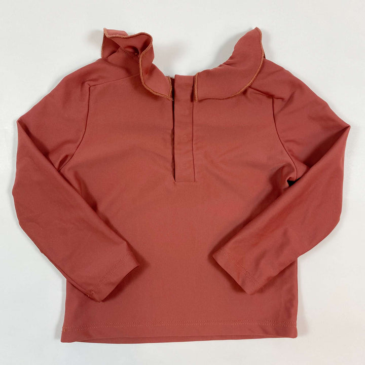 Marsou Paris rust long-sleeved UV top 1-2Y 2