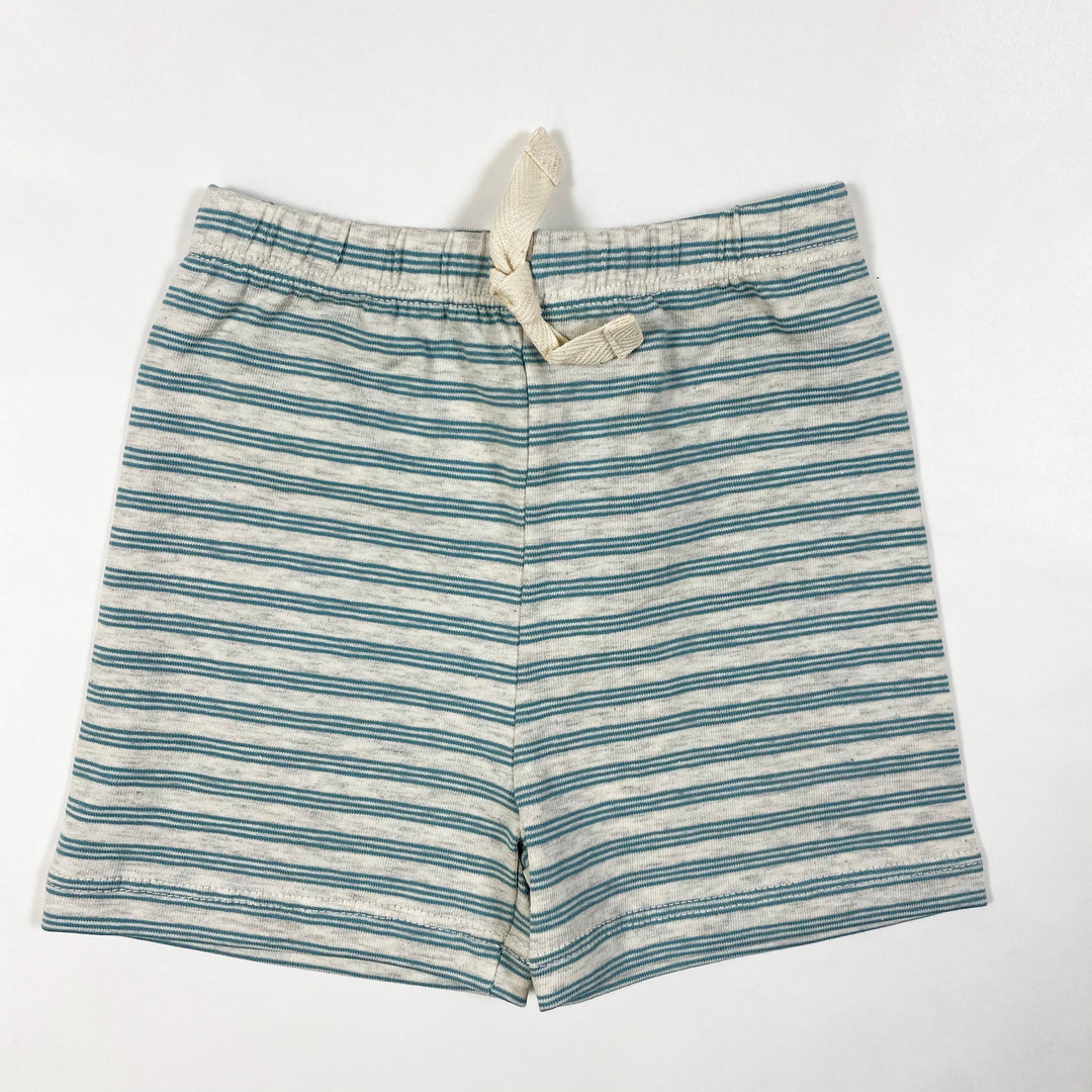 1+ in the Family narbonne mint striped shorts Second Season 12M