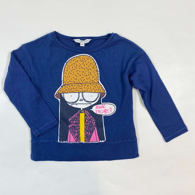 Little Marc Jacobs blue print modal t-shirt 2Y/86 1