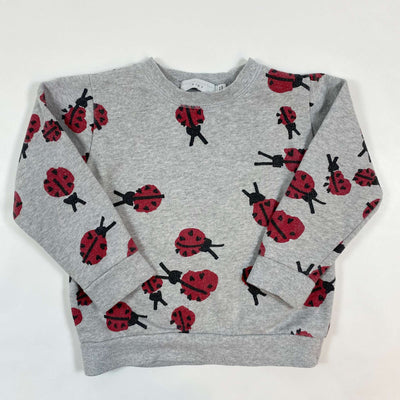 Stella McCartney Kids grey lady bug sweatshirt 3Y 1