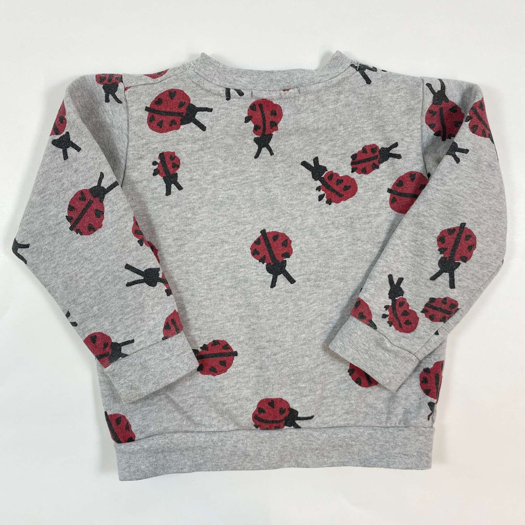 Stella McCartney Kids grey lady bug sweatshirt 3Y 2