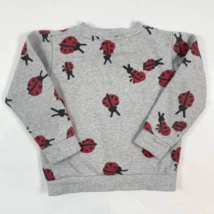 Stella McCartney Kids grey lady bug sweatshirt 3Y 2