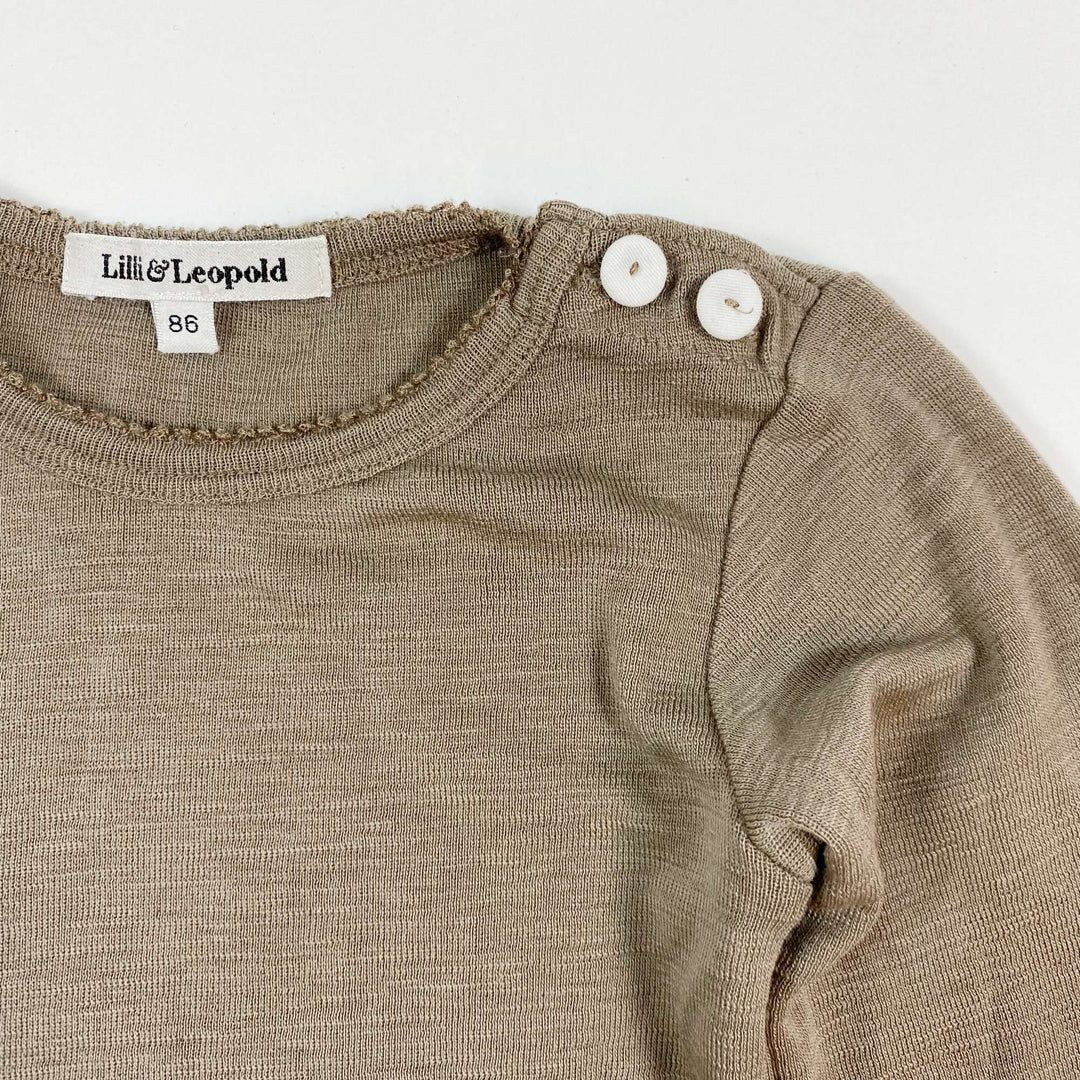 Lilli & Leopold brown organic merino body 86 3
