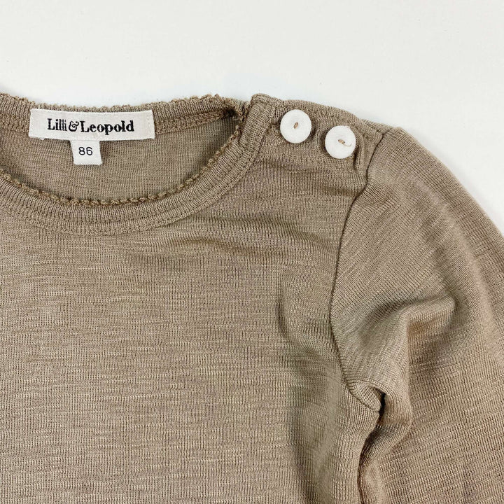 Lilli & Leopold brown organic merino body 86 3