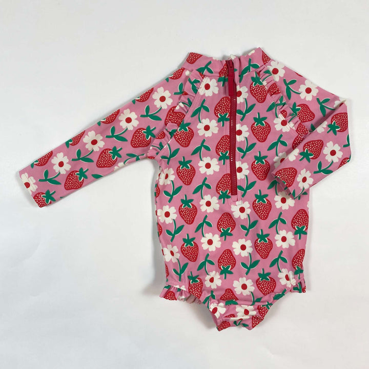 Mini Boden strawberry print UV suit 3-6M/68 3