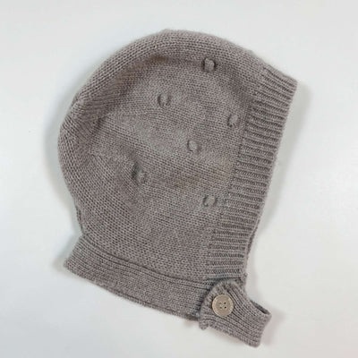 Olivier London grey cashmere pom pom knit bonnet 3-6Y/ L 1
