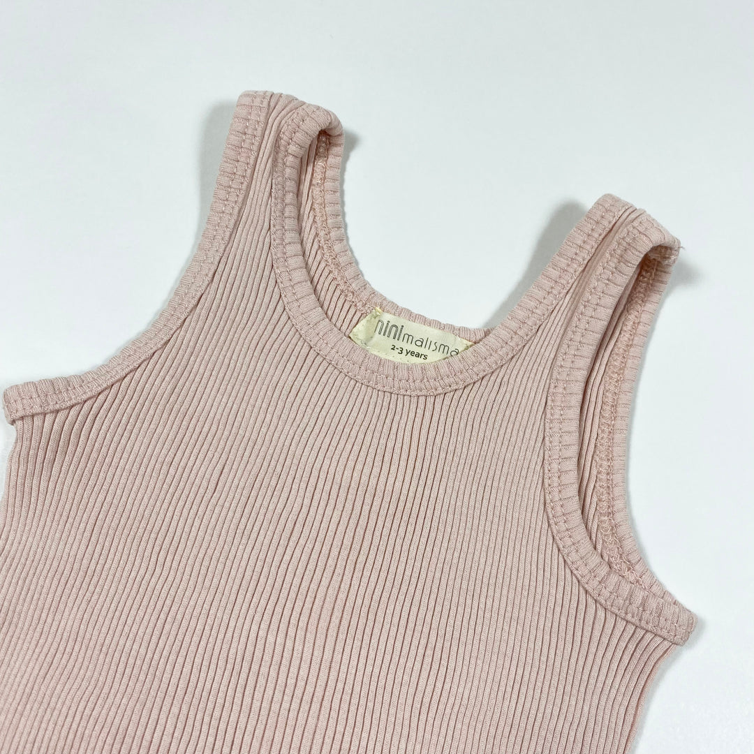 Minimalisma pink sleeveless body 18-24M 2