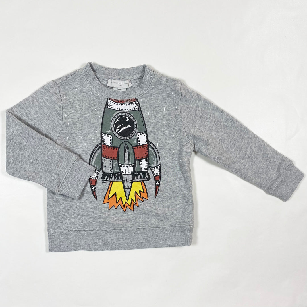 Stella McCartney Kids grey rocket sweatshirt 18M 1