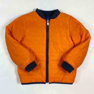 Jacadi orange fleece lined padded jacket 4 1