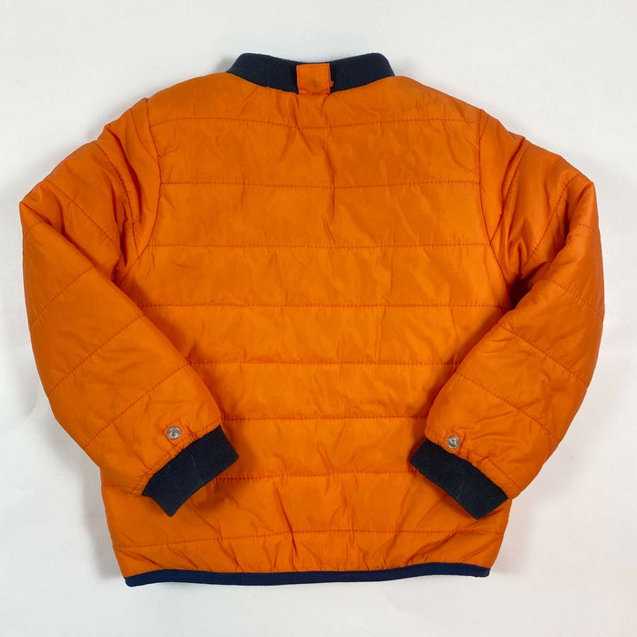 Jacadi orange fleece lined padded jacket 4 3