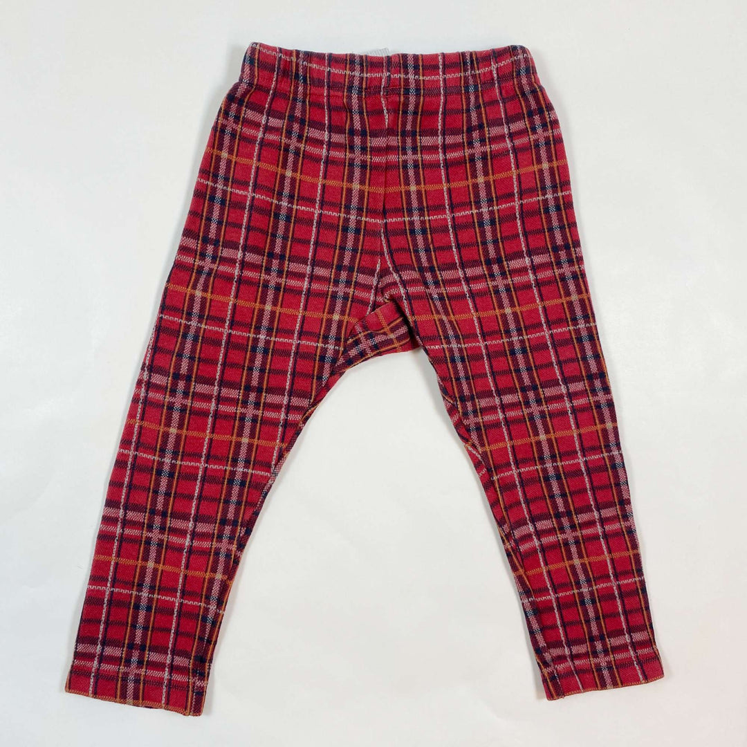 Petit Bateau red tartan flannel pyjama bottoms 24M/86 3