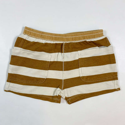 Zara brown stripe french terry shorts 2-3Y/98 1
