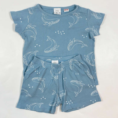 Zara ribbed short whale print sleep set 2-3Y/98 1