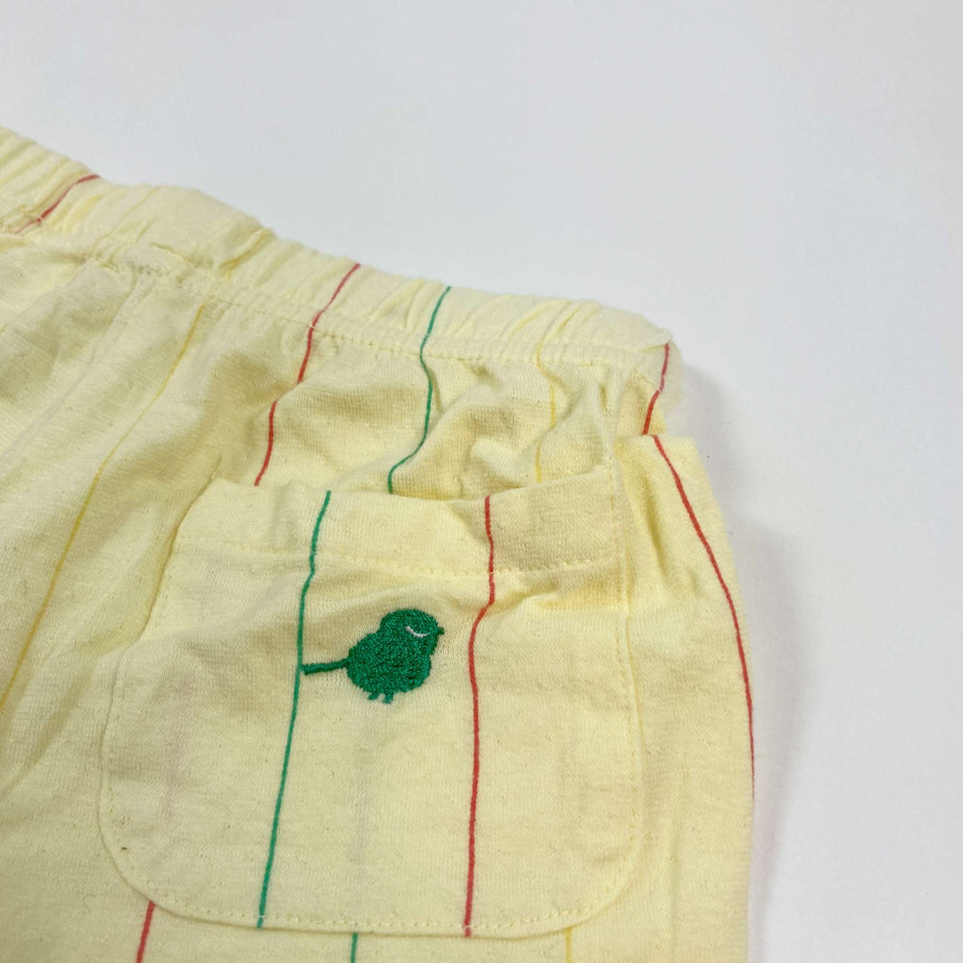 Kokacharm pale yellow stripe shorts 110 4