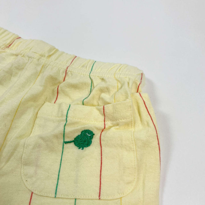 Kokacharm pale yellow stripe shorts 110 4