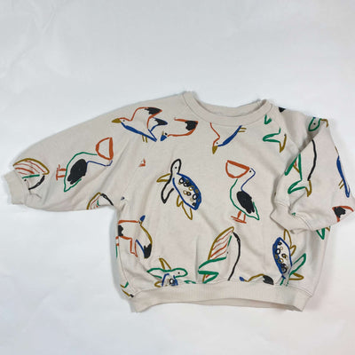 Zara abstract whale print sweatshirt 3-4Y/104 1