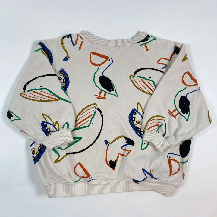 Zara abstract whale print sweatshirt 3-4Y/104 3