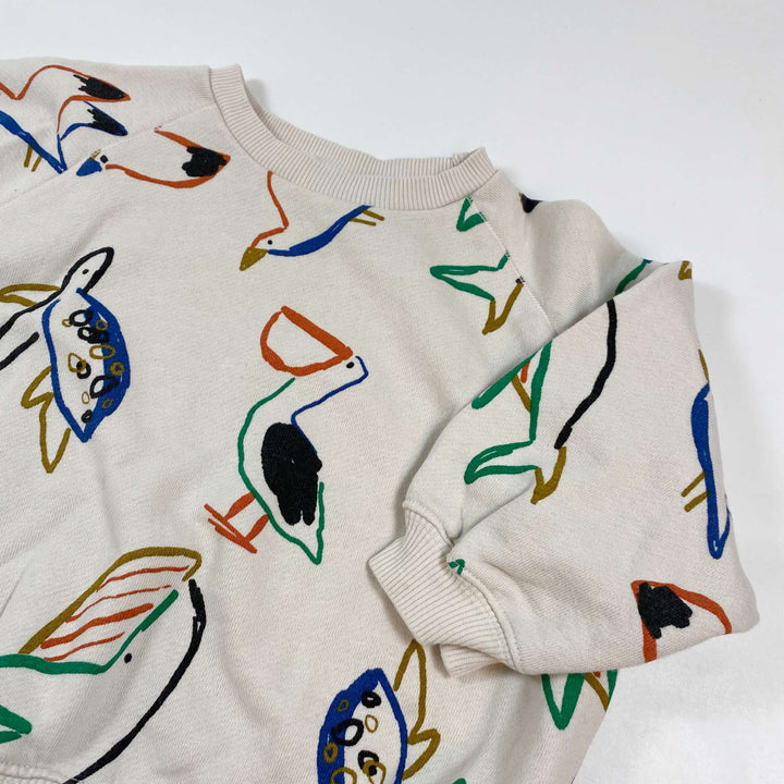 Zara abstract whale print sweatshirt 3-4Y/104 2