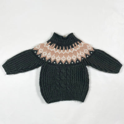 Zara heavy knit fair isle sweater 9-12M/80 1