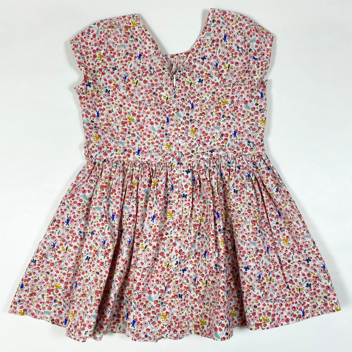 Petit Bateau floral short-sleeved dress 3Y/95 3