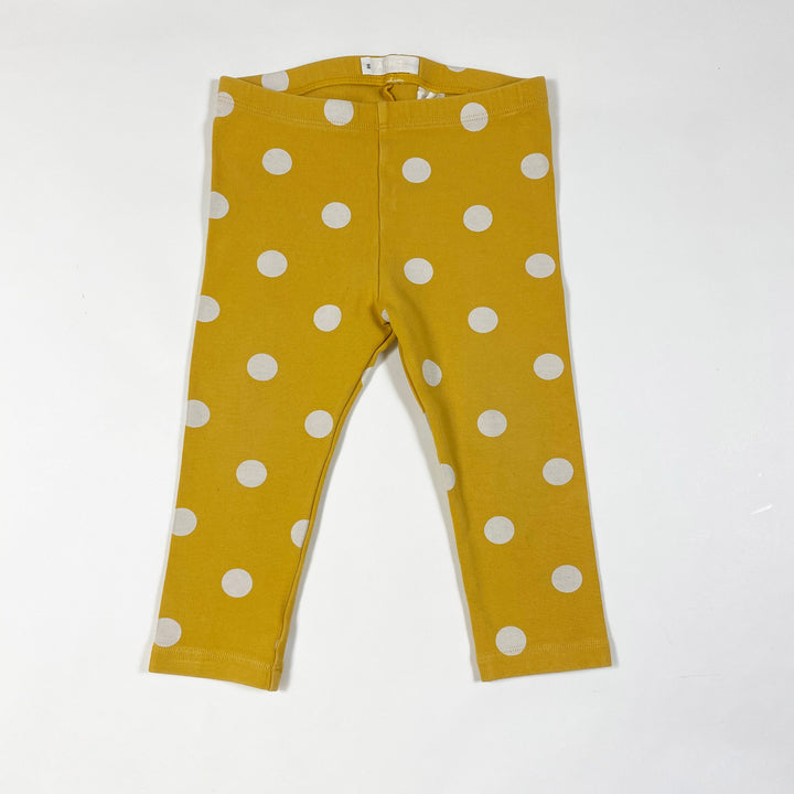 Arket yellow polka dot leggings 86