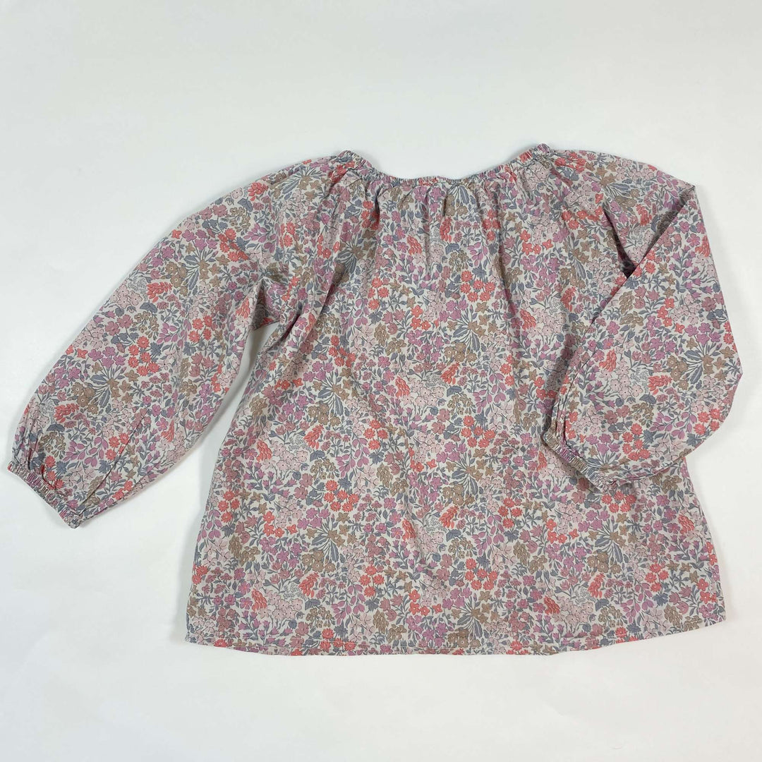 Petits Vilains purple floral blouse 4-5Y 3