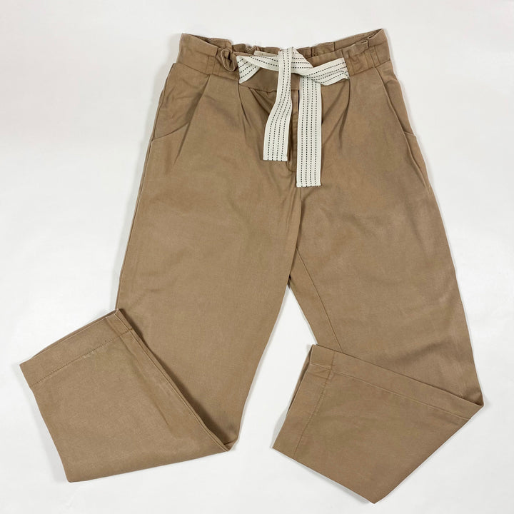 Zara beige drawstring trousers 9Y/134 1