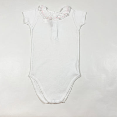 Bonpoint white body with embroidered collar 12M 1