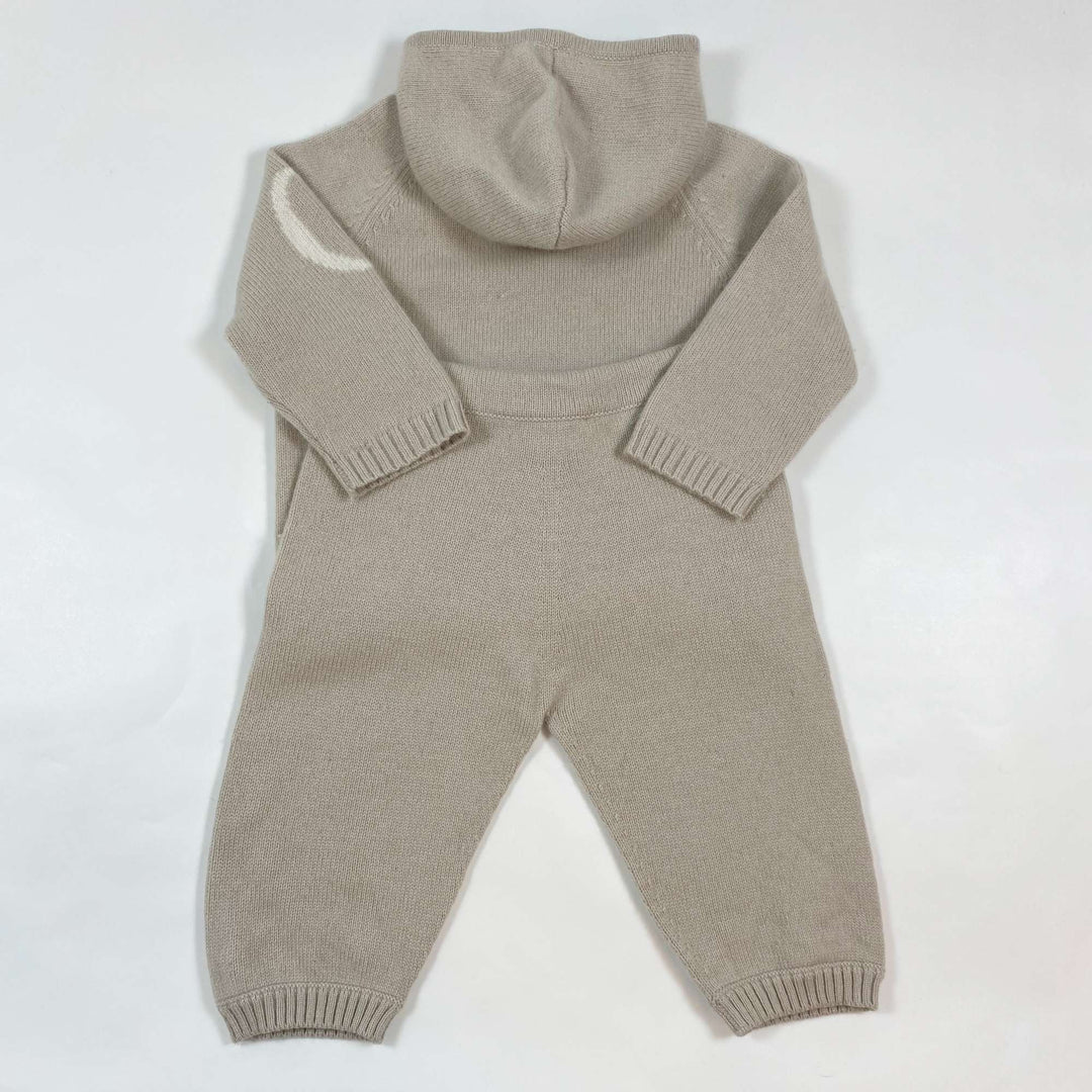 Ovale beige cashmere hoodie & pants 18M 3