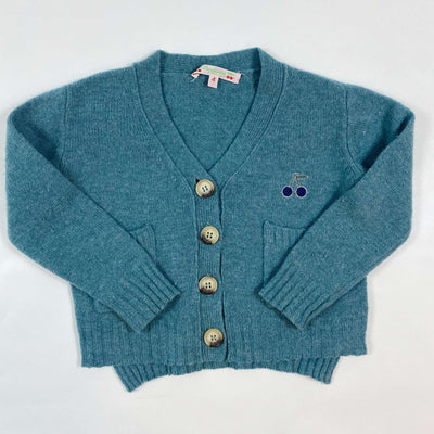 Bonpoint green wool cardigan 4Y 1