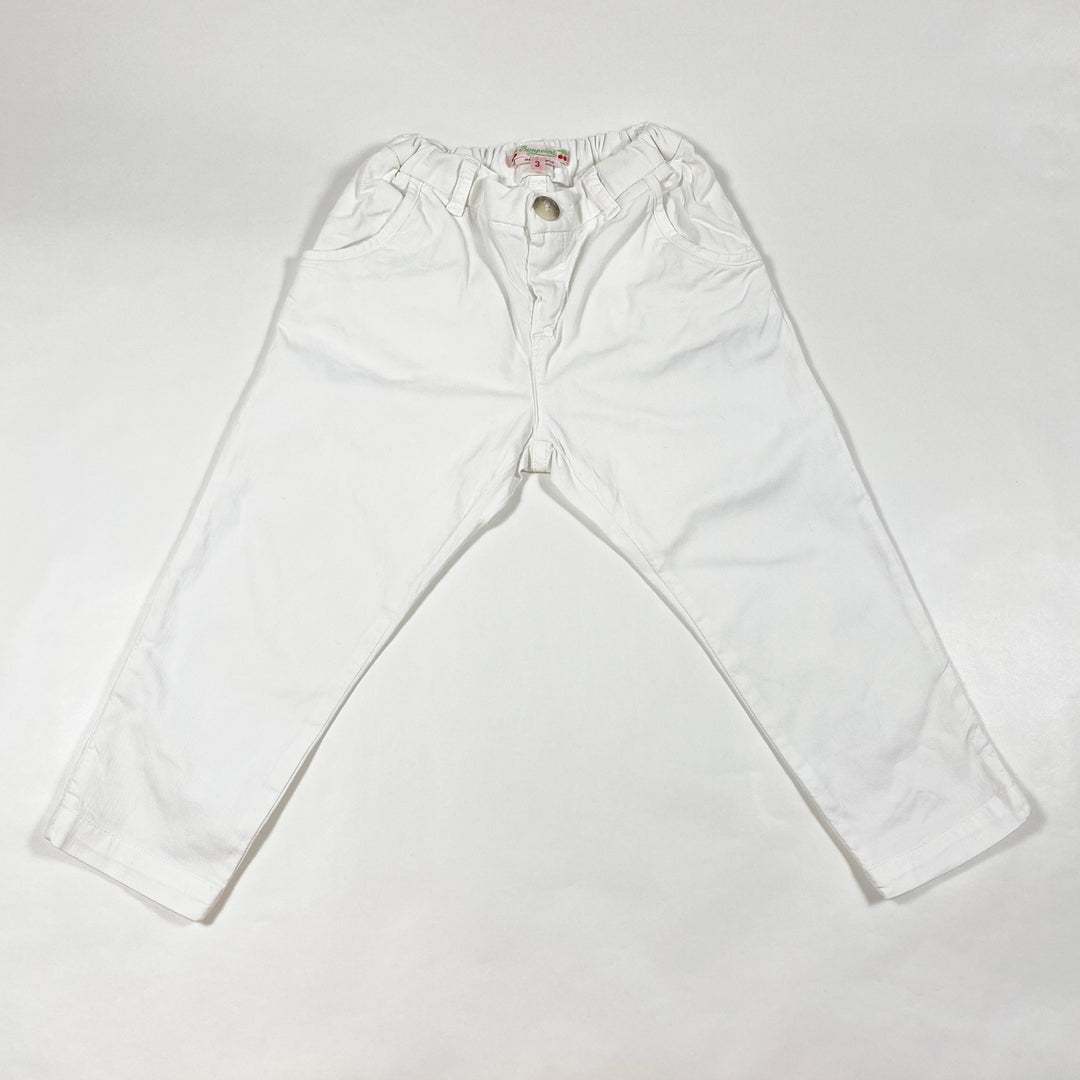 Bonpoint white jeans 3Y 1