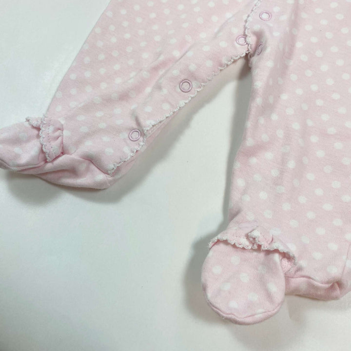 Kissy Kissy pink polka dot pyjama NB 2