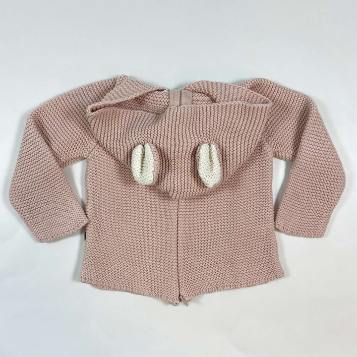 Oeuf NYC dusty pink cotton knit burnou 18M 2