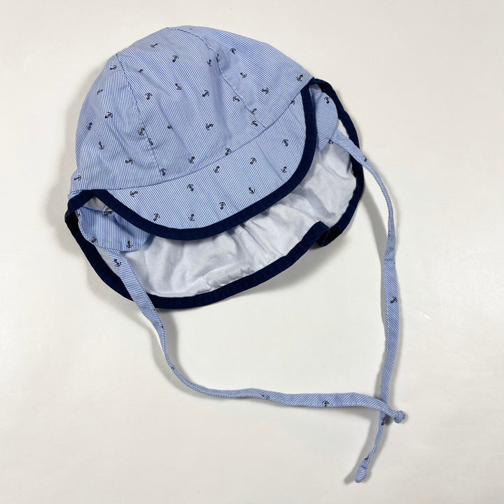 Sterntaler blue striped sun hat 6-9M/45 2